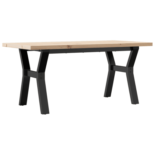 Mesa de Centro, Mesa baixa, estrutura em Y 100x50x45,5cm pinhoaço