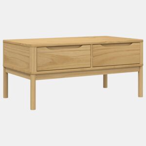 Mesa de Centro, Mesa baixa, FLORO 99x55,5x45 cm pinho maciço castanho mel
