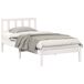 Estructura de cama individual para adultos Estructura de cama individual para adultos Blanco