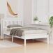 Estructura de cama individual para adultos Estructura de cama individual para adultos Blanco