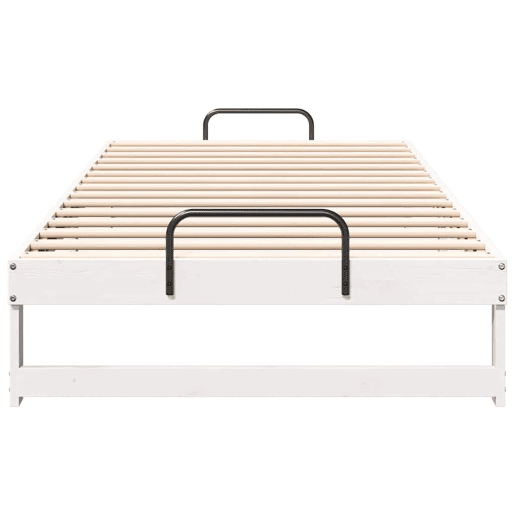 Estrutura de cama de solteiro para adultos - Branco 100 x 200 cm