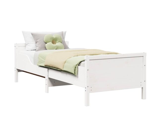 Estructura de cama individual para adultos - 80 x 200 cm madera de ingeniería