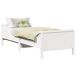 Estructura de cama individual para adultos Estructura de cama individual para adultos Blanco