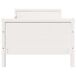 Estructura de cama individual para adultos Estructura de cama individual para adultos Blanco