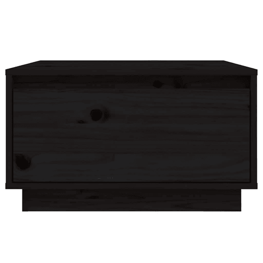 Mesa de Centro, Mesa baixa, 55x56x32 cm pinho maciço preto