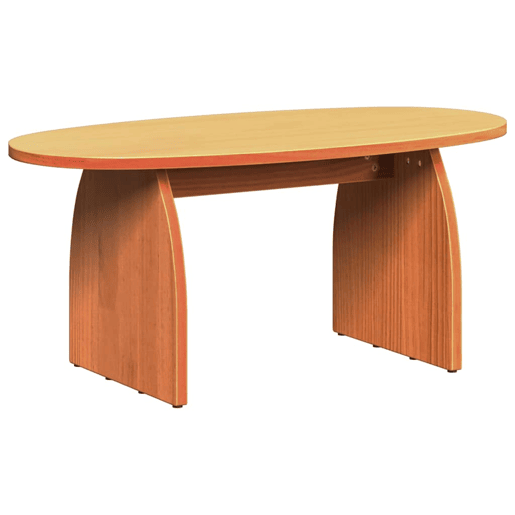 Mesa de Centro, Mesa baixa, Marrom Cera 80 x 40 x 35 cm