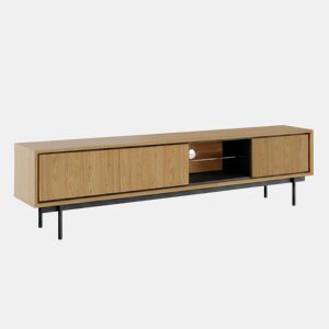 Móvel de TV 3 portas 200 cm Vidia Madeira