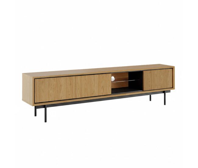 Mueble TV 3 puertas 200 cm Vidia Madera