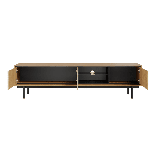 Móvel de TV 3 portas 200 cm Vidia Madeira