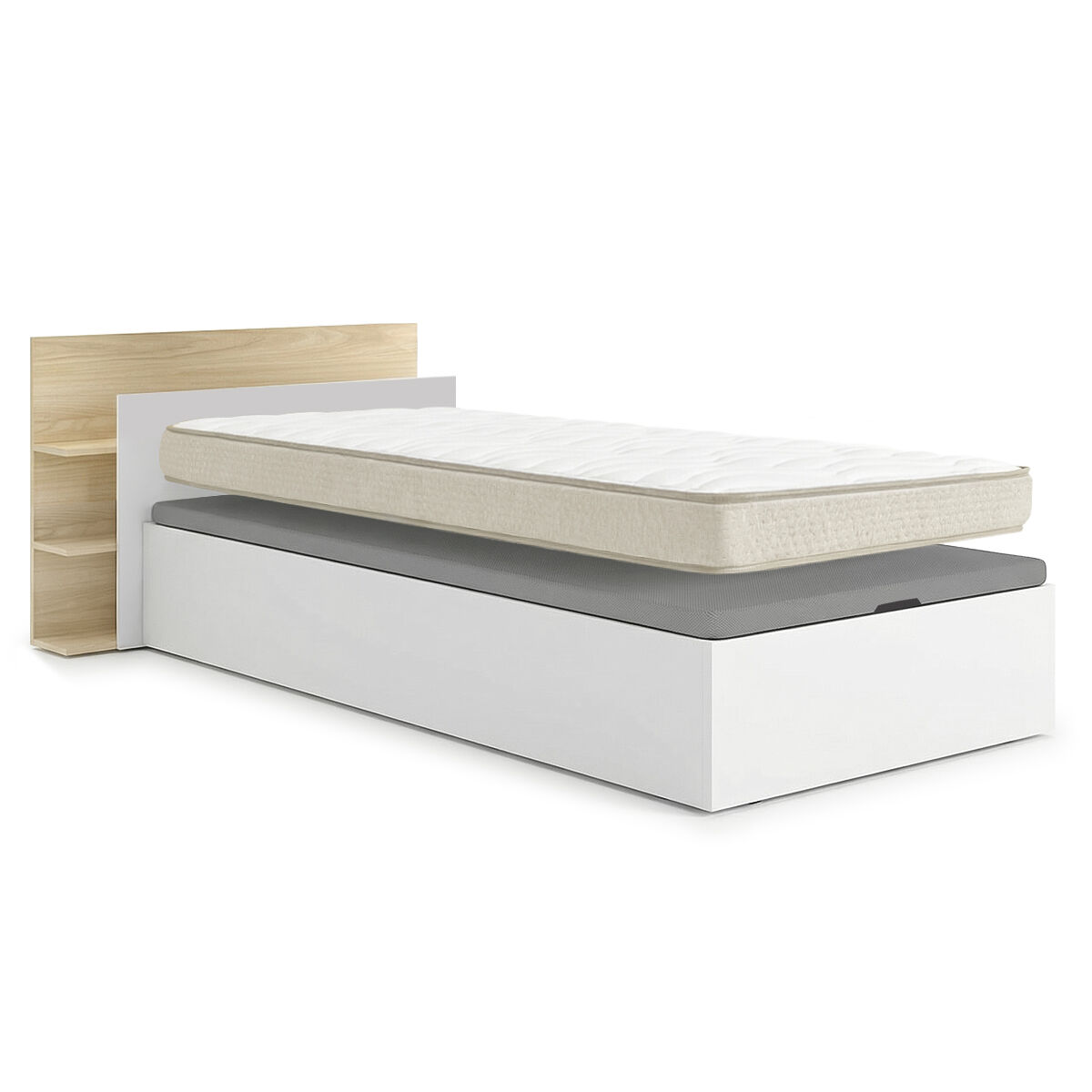 Pack Canapé, Cabecero Tori, Colchón viscoelástico Nova