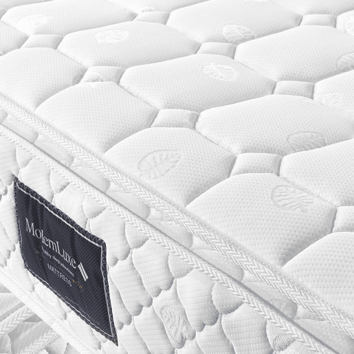 Cama estofada 160x200 - com LED e arrumação - Branco
