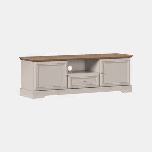 Móvel TV de 2 portas e 1 gaveta 155 cm Dulci Caxemira e Madeira