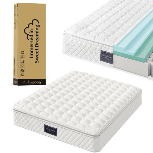 Cama de casal 140x200 - cabeceira com armazenamento USB e porta Tipo C, LED 360° e canapé hidráulico - Bege