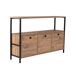 Aparador/consola lorrie mueble auxiliar - Homekit 120 Aparador/consola lorrie mueble auxiliar - Homekit 120 Madera Oscura