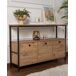 Aparador/consola lorrie mueble auxiliar - Homekit 120 Aparador/consola lorrie mueble auxiliar - Homekit 120 Madera Oscura