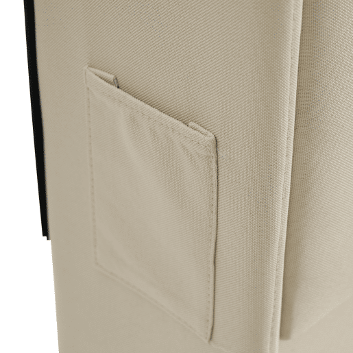 Cama de casal 160x200 - Cabeceira com arrumação, portas USB e Tipo C, função LED 360, bege