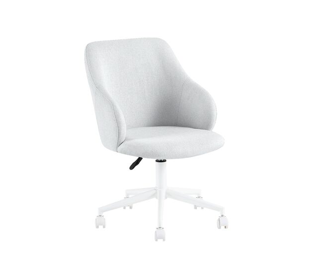 Silla de escritorio liliana gris para hogar moderno mueble de almacenaje - homekit