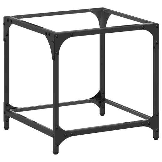 Mesa de Centro, Mesa baixa c topo em vidro transparente 40x40x40 cm aço Mesa de Centro, Mesa baixa c topo em vidro transparente 40x40x40 cm aço