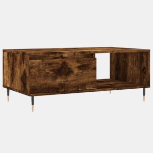 Mesa de Centro, Mesa baixa, 90x50x36,5 cm derivados madeira carvalho fumado