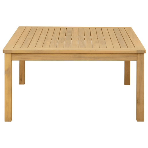 Mesa de Centro, Mesa baixa, Acácia clara 85 x 85 x 45 cm