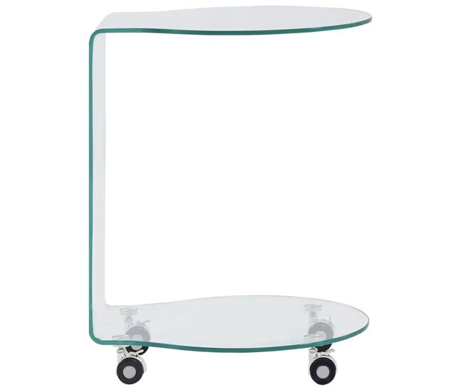 Mesa de Café - Mesa de Centro de vidrio templado 45x40x58 cm