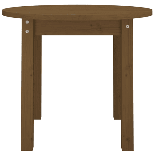 Mesa de Centro, Mesa baixa, Ø 55x45 cm madeira pinho maciça castanho-mel