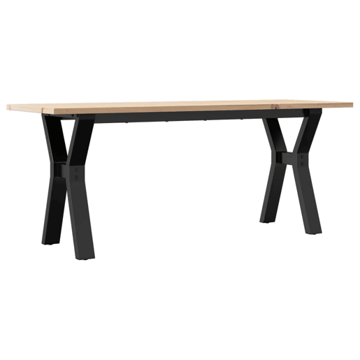 Mesa de Centro, Mesa baixa, estrutura em Y 110x40x45cm pinho e aço