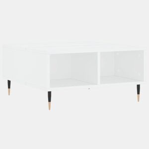 Mesa de Centro, Mesa baixa, 60x60x30 cm derivados de madeira branco