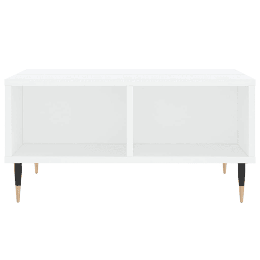 Mesa de Centro, Mesa baixa, 60x60x30 cm derivados de madeira branco
