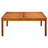 Mesa de Centro, Mesa baixa, p jardim 110x110x45 cm madeira de acácia maciça