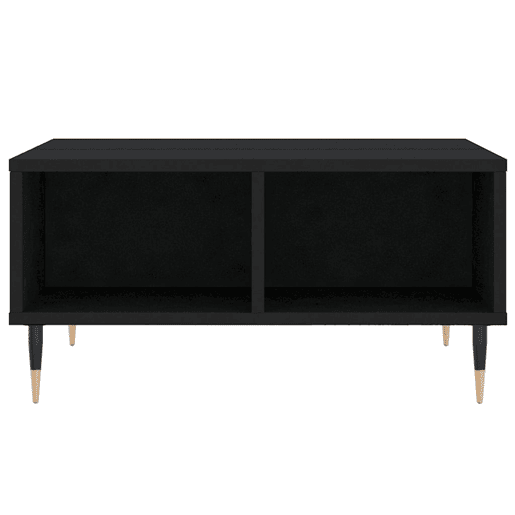 Mesa de Centro, Mesa baixa, 60x60x30 cm derivados de madeira preto