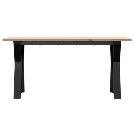 Mesa de Centro, Mesa baixa, estrutura em Y 100x50x45cm pinho e aço