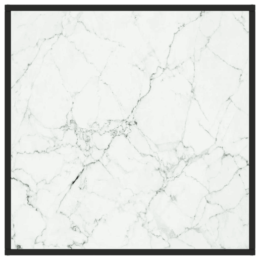 Mesa de Centro, Mesa baixa, 80x80x35 cm vidro mármore branco Mesa de Centro, Mesa baixa, 80x80x35 cm vidro mármore branco