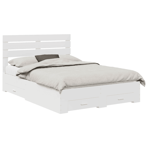 Estrutura da Cama de casal moderno para adultos com gaveta com cabeceira Madeira processada