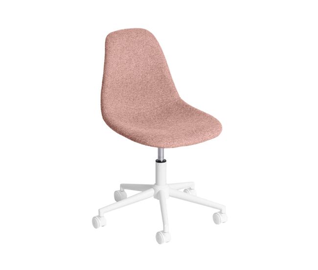 Silla de escritorio nicole rosa para hogar moderno mueble de almacenaje - homekit