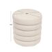 Puff con almacenaje tapizado teddy EFFIE - Homekit Puff con almacenaje tapizado teddy EFFIE - Homekit Blanco