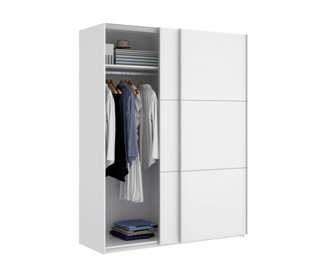 Armario 2 puertas correderas funcional para dormitorio