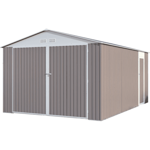 Garagem metálica evada - 18,56m² com painéis solares