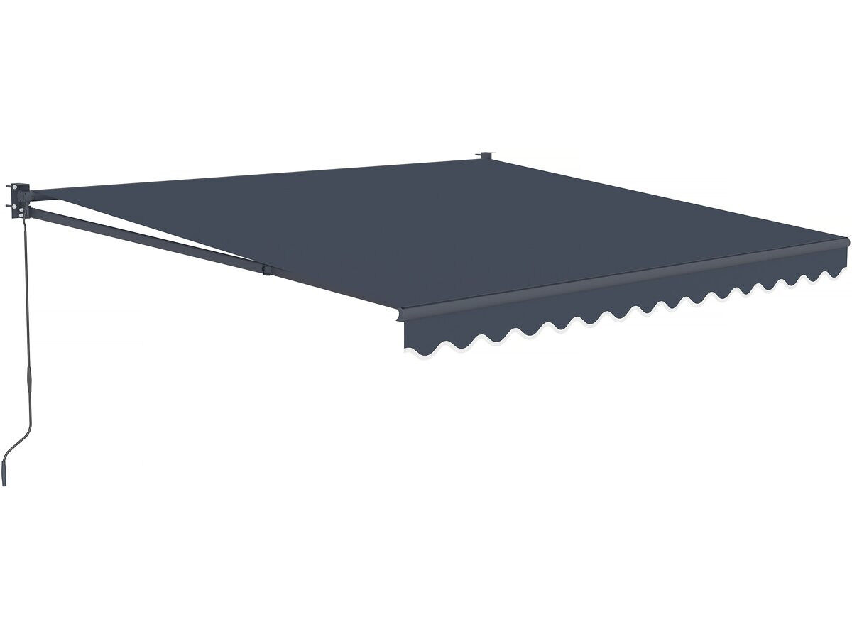 Toldo retráctil de aluminio