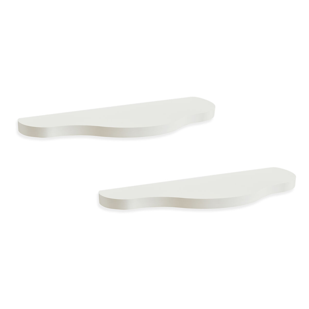 juego de 2 estantes flotantes Sirlstalo [en.casa]