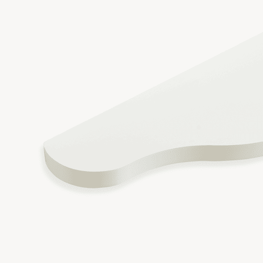 Conjunto de prateleiras de parede para crianças 2 peças Sirlstalo 57x19x3 cm Branco en.casa