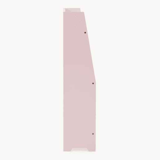 Estante de livros para crianças Virer com 3 níveis 78 x 60 x 18 cm Rosa