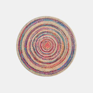 Tapete redondo Ø 90 cm, multi bege