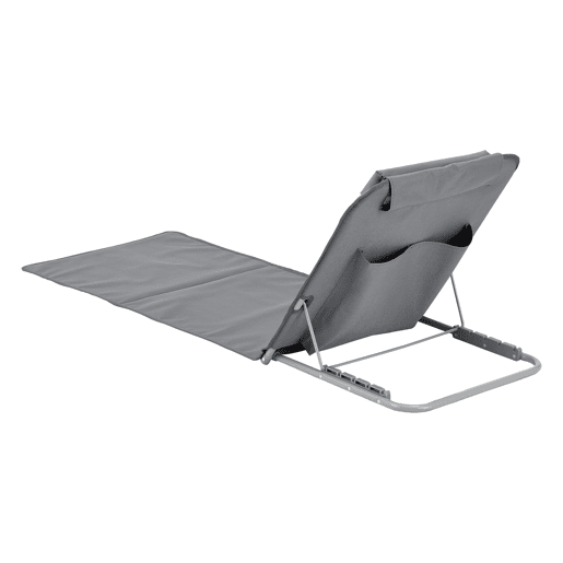 Conjunto de 2 x tapete de praia Donostia 143 x 48 cm cinzento escuro en.casa