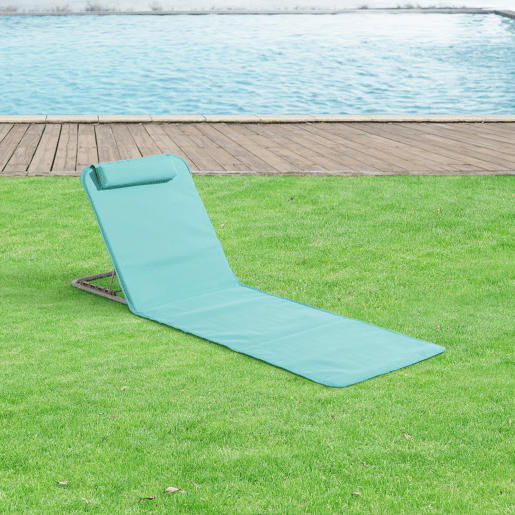 Conjunto de 2 x Tapete de praia Donostia 143 x 48 cm Turquesa en.casa
