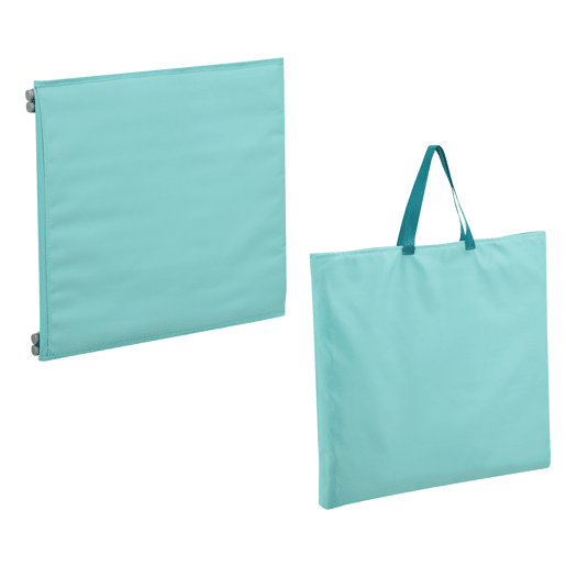 Conjunto de 2 x Tapete de praia Donostia 143 x 48 cm Turquesa en.casa