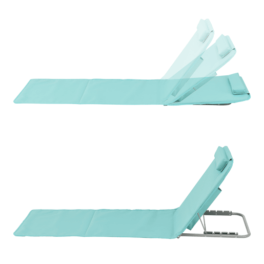 Conjunto de 2 x Tapete de praia Donostia 143 x 48 cm Turquesa en.casa