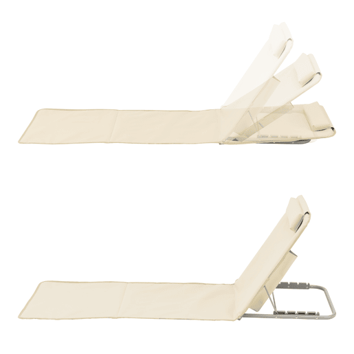 Conjunto de 2 x tapete de praia Donostia 143 x 48 cm Bege en.casa