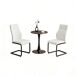 Conjunto de mesas y sillas de comedor 60x60 Conjunto de mesas y sillas de comedor 60x60 Blanco