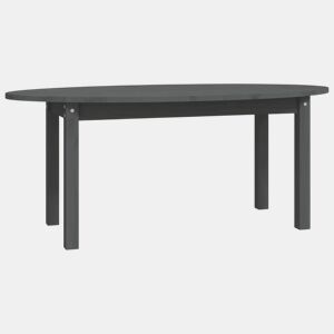 Mesa de Centro, Mesa baixa, 110x55x45 cm madeira de pinho maciça cinzento